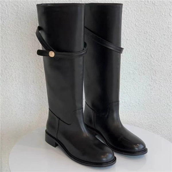 The Vienna Leather Riding Boot