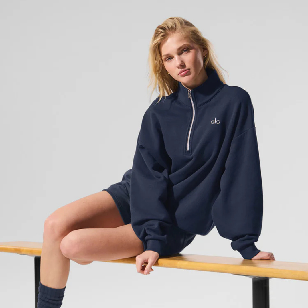 Accolade 1/4 Zip Pullover Navy