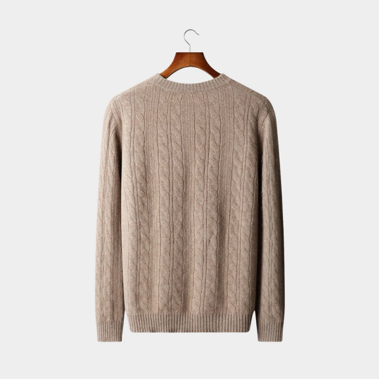 The Lucerne Merino Wool Cable Knit