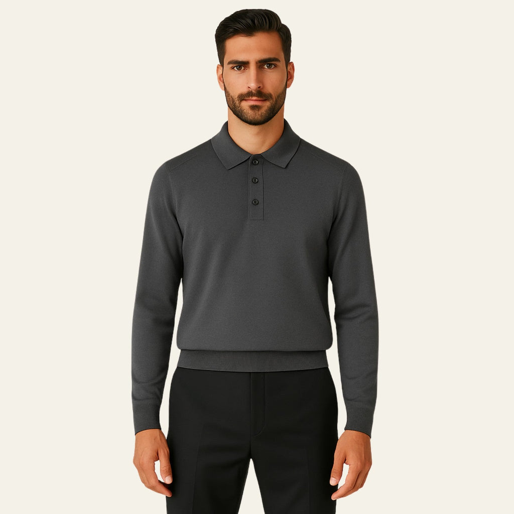 The Cambridge Wool Knit Polo