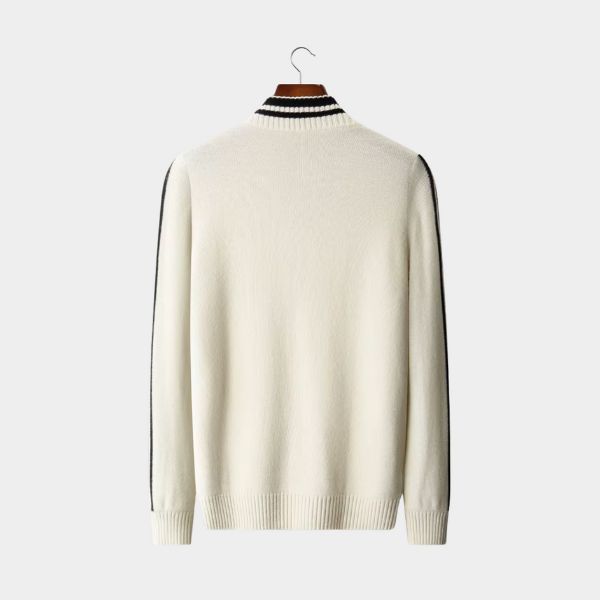 The Marseille Merino Wool Zip Knit