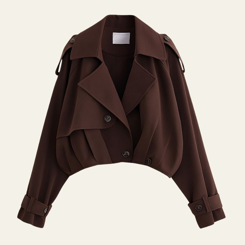The Paris Cropped Trench Jacket