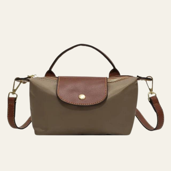 The Antwerp Leather-Trim Crossbody Bag