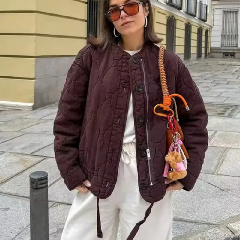 The Bordeaux Quilted Jacket