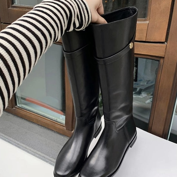 The Vienna Leather Riding Boot