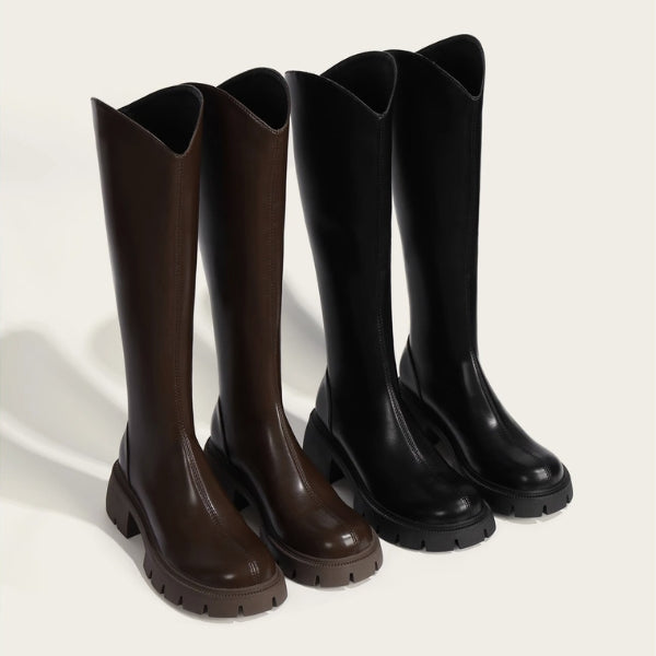 The Verona Leather Knee Boot