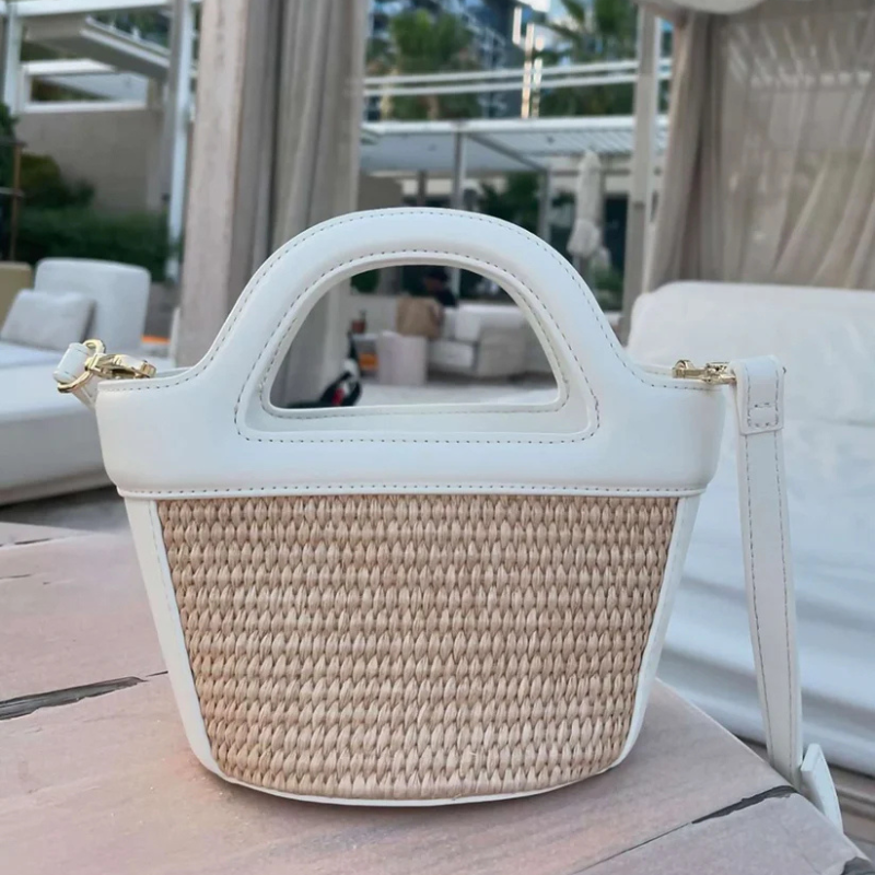 The Astrid Woven Mini Tote Bag