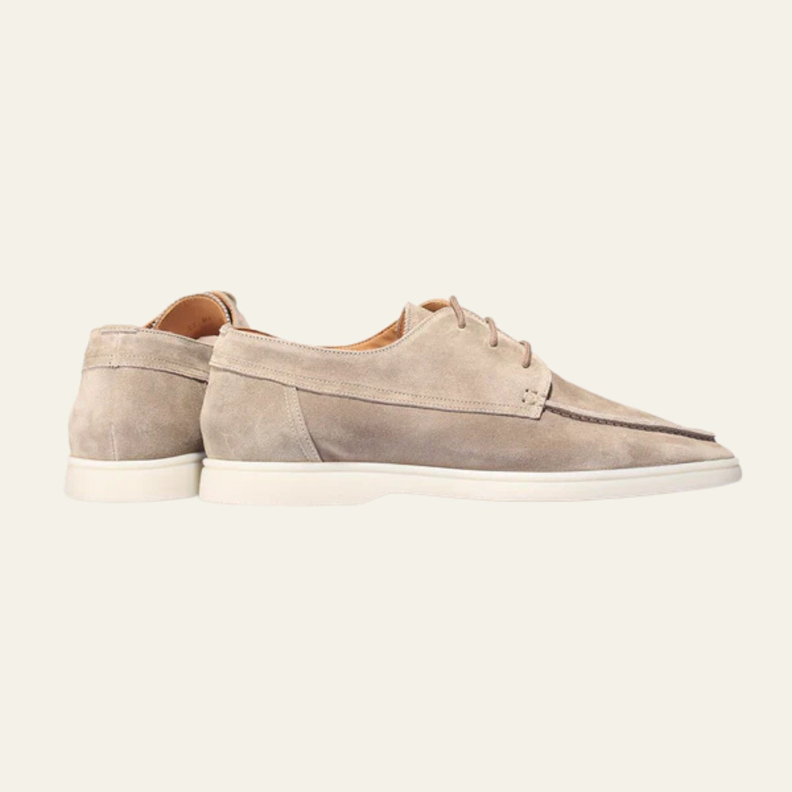 The Rive Droite Boat Loafers Light Grey