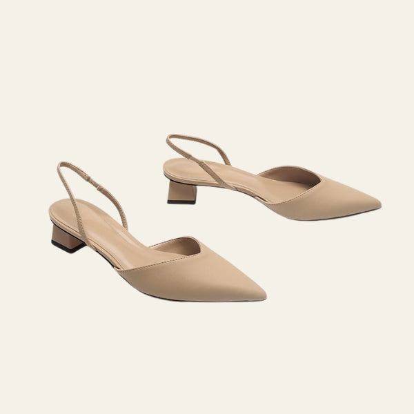 The Marseille Slingback Block Heel