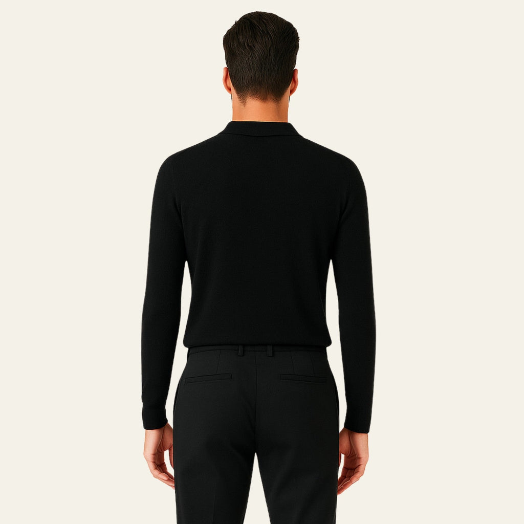 The Dubrovnik Knit Quarter Zip Polo