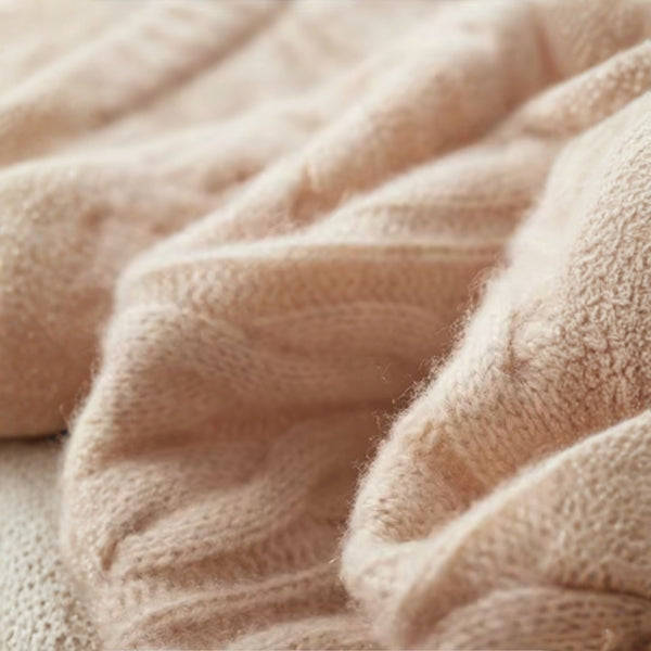 The Florence Merino Wool Cable Sweater