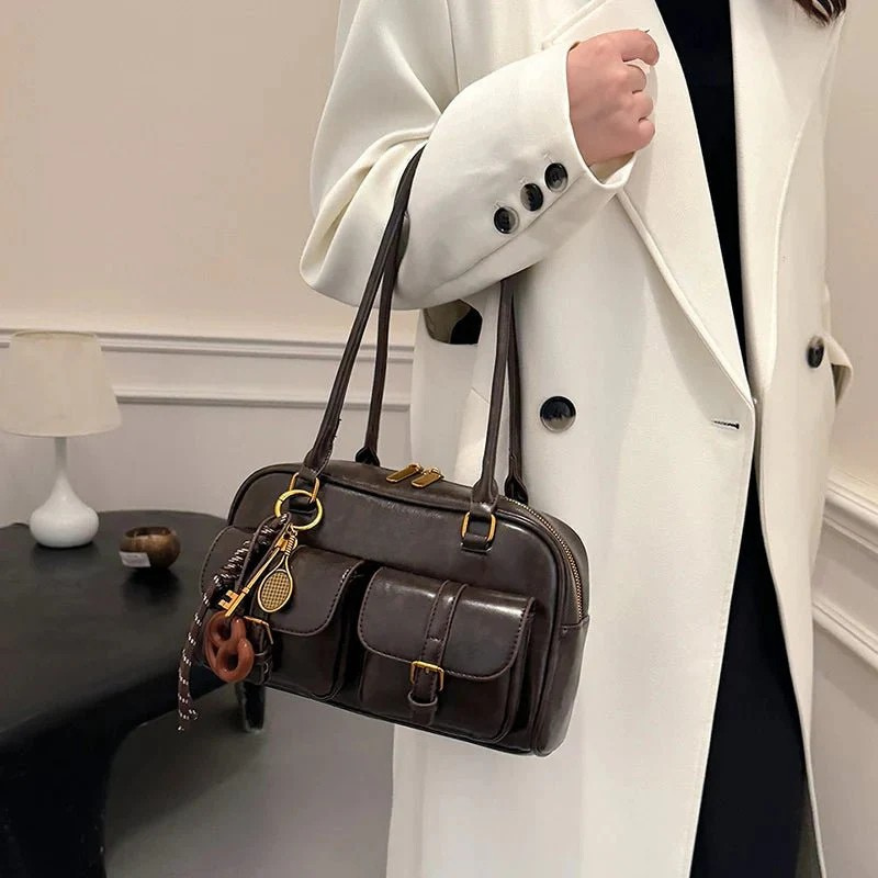 The Portofino Leather Shoulder Bag