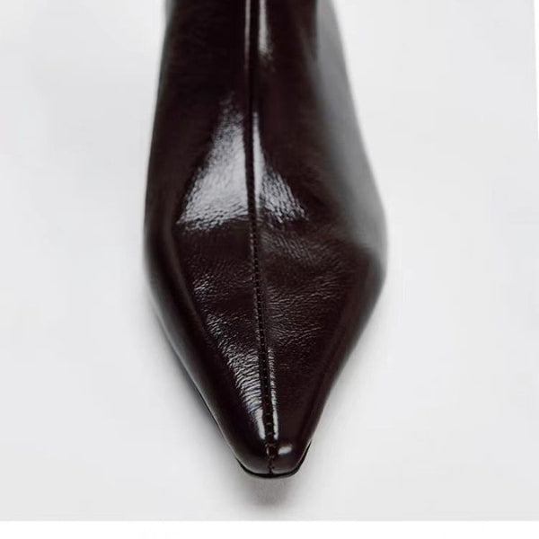 The Paris Patent Leather Boot
