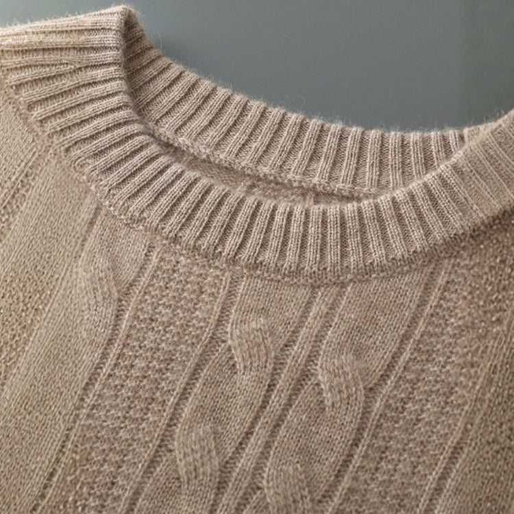 The Lucerne Merino Wool Cable Knit