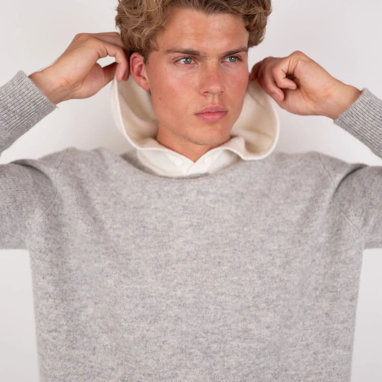 The Lucerne Merino Wool Pullover Hoodie