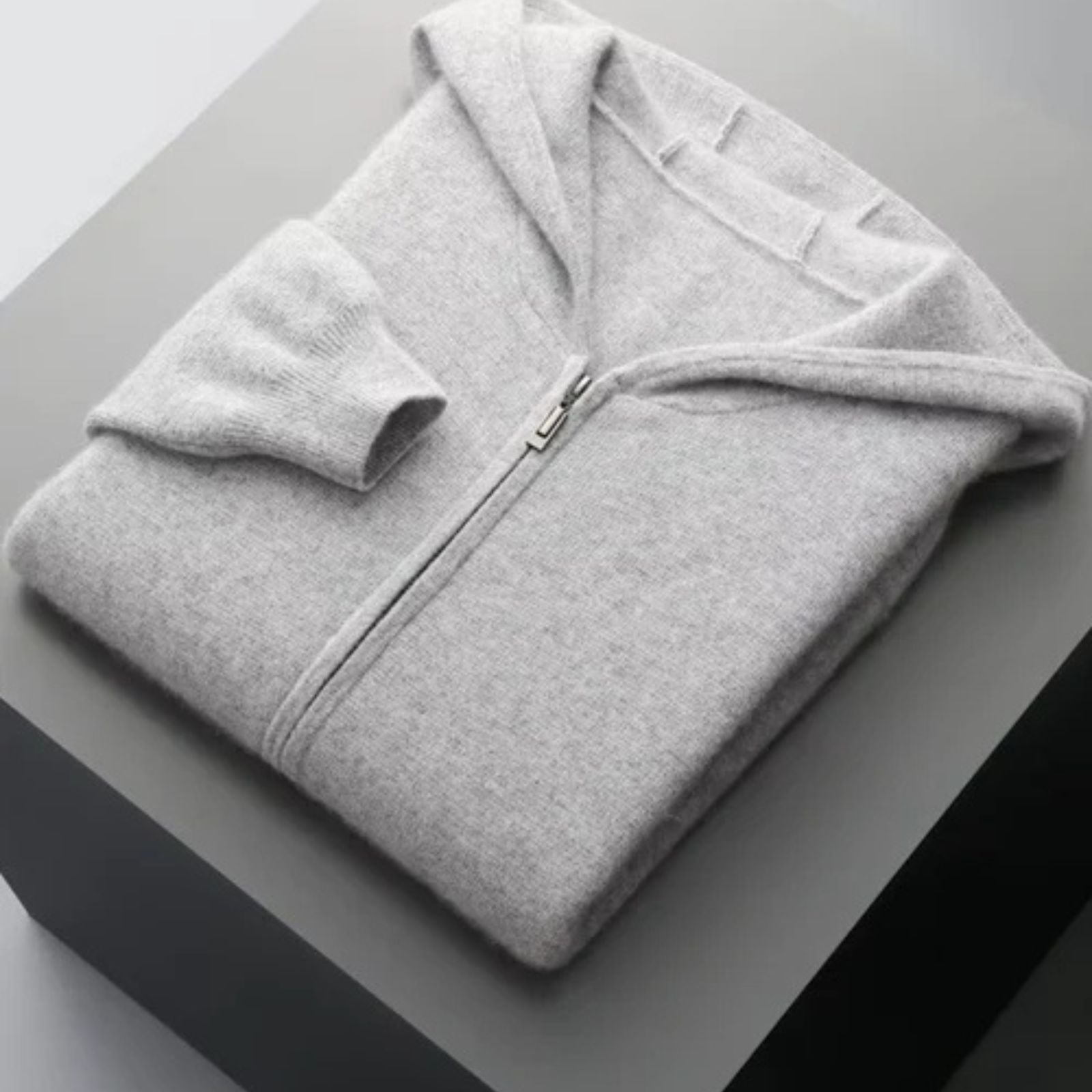 The Lucerne Merino Wool Zipper Hoodie