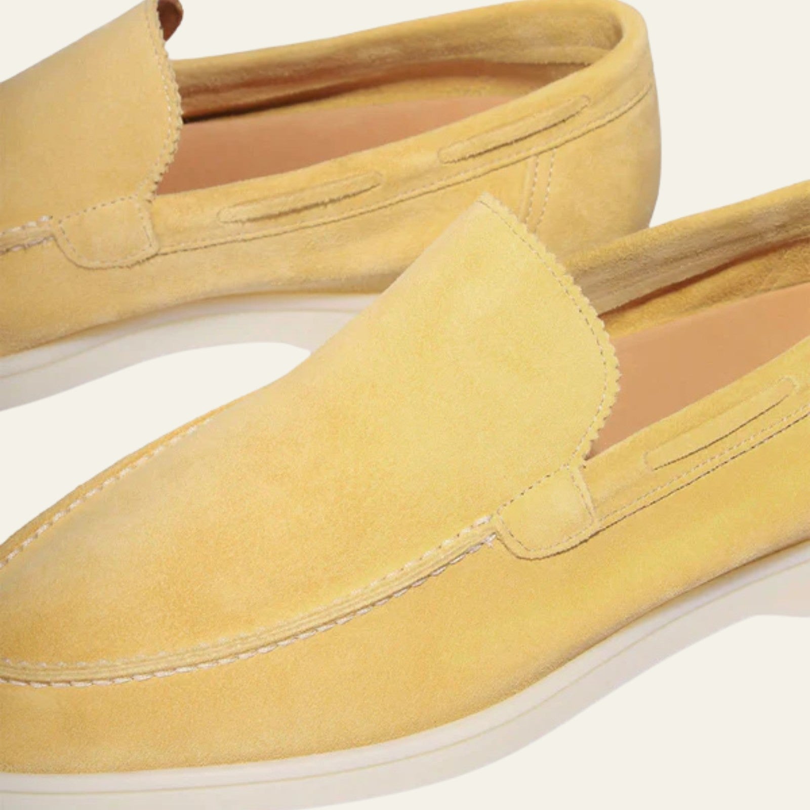The Monaco Yacht Loafers Light Yellow