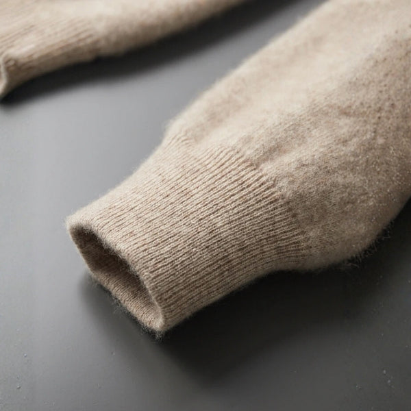 The Valais Cashmere Zip Knit