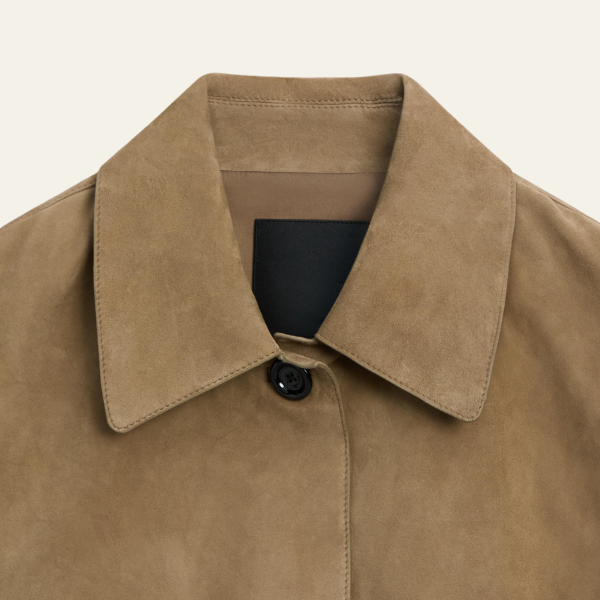 The Florence Suede Boxy Jacket