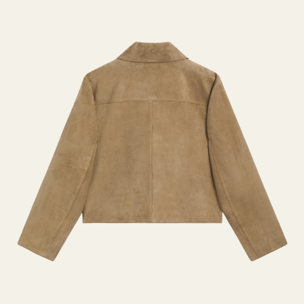 The Florence Suede Boxy Jacket