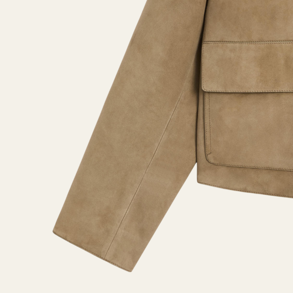 The Florence Suede Boxy Jacket