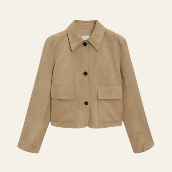 The Florence Suede Cropped Jacket