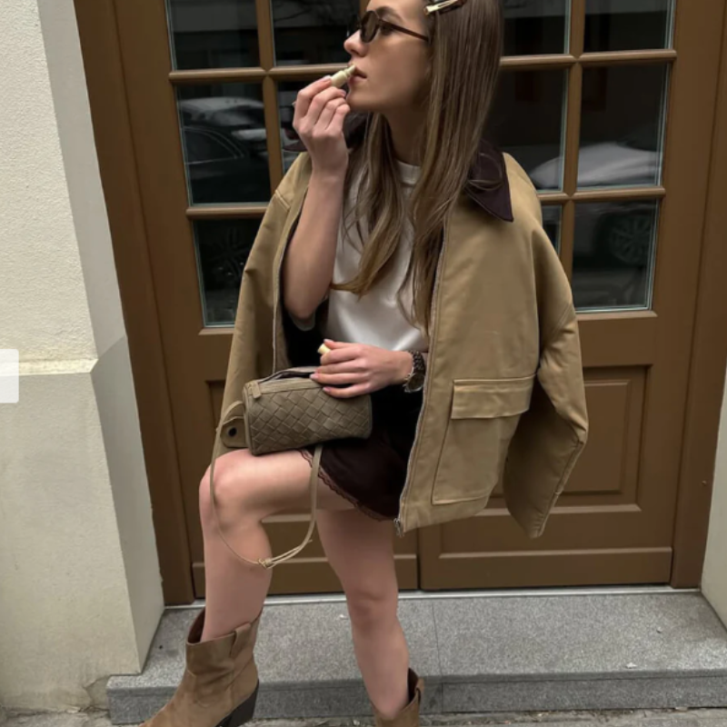 The Siena Woven Suede Shoulder Bag