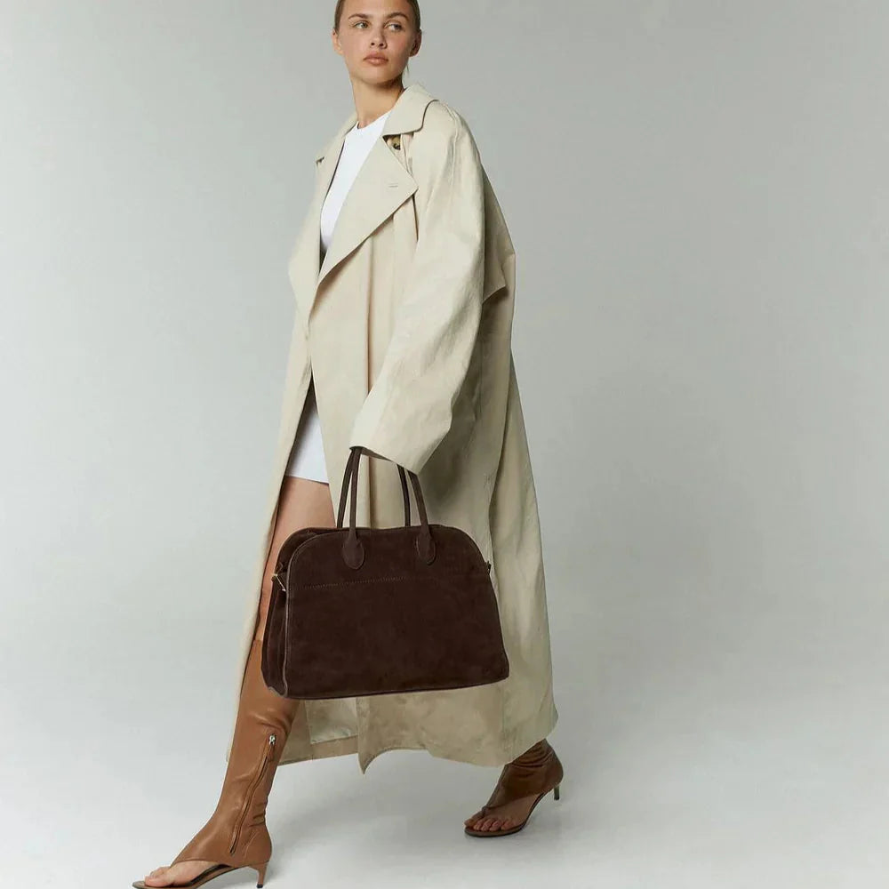 The Verona Suede Tote Bag