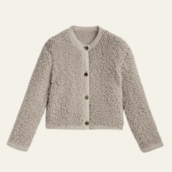 The Lucerne Shearling Cardigan
