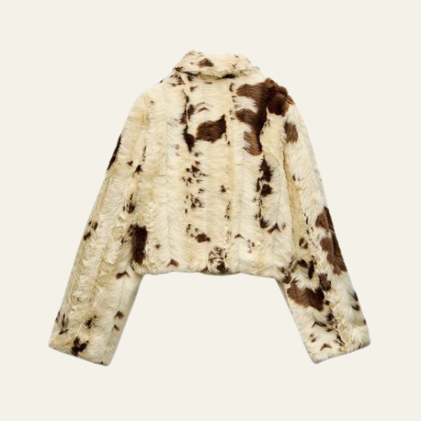 The Oslo Cropped Faux Fur Jacket