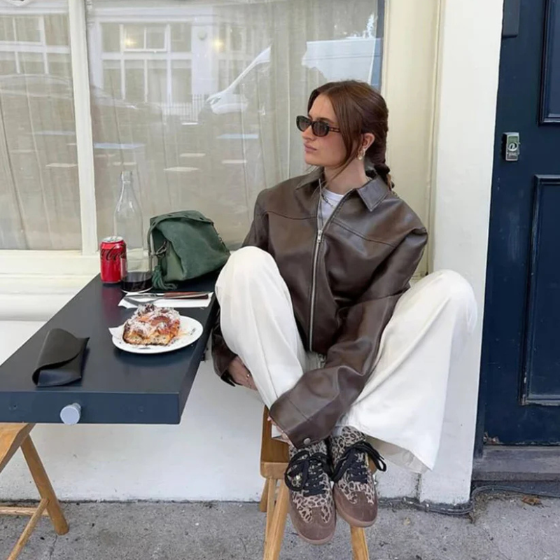 The Siena Vegan Leather Jacket