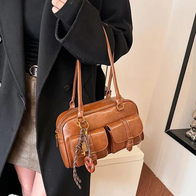 The Portofino Leather Shoulder Bag