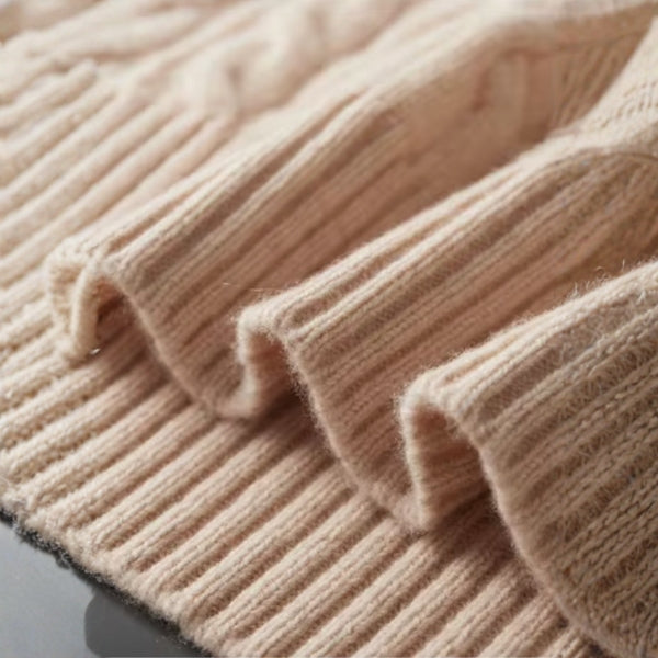 The Florence Merino Wool Cable Sweater