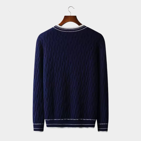 The Amalfi Merino Wool Cable Crew