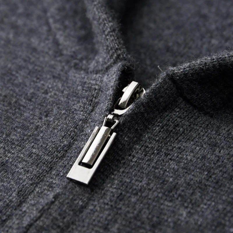 The Verona Cashmere Zip Hoodie