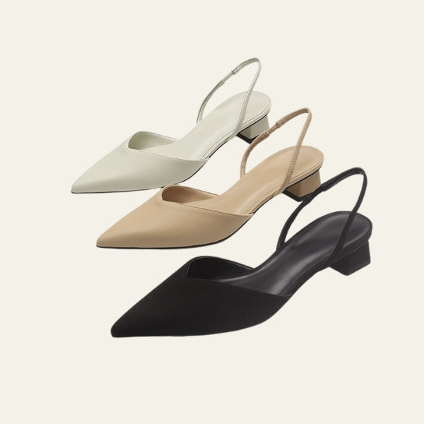 The Marseille Slingback Block Heel
