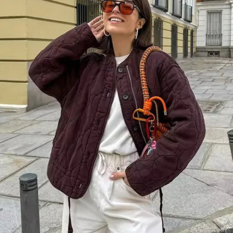 The Bordeaux Quilted Jacket