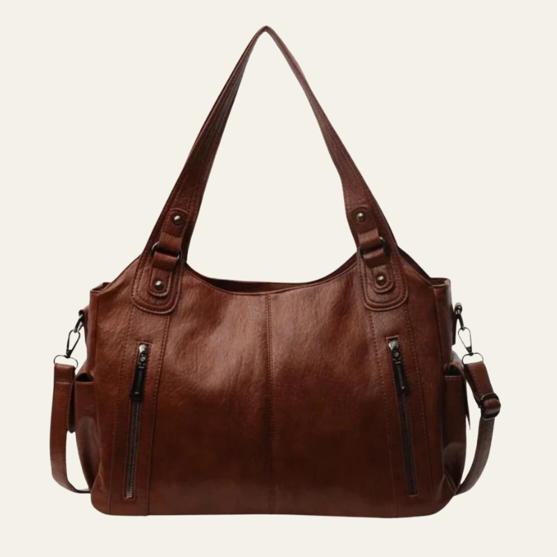 The Turin Leather Crossbody Tote Bag