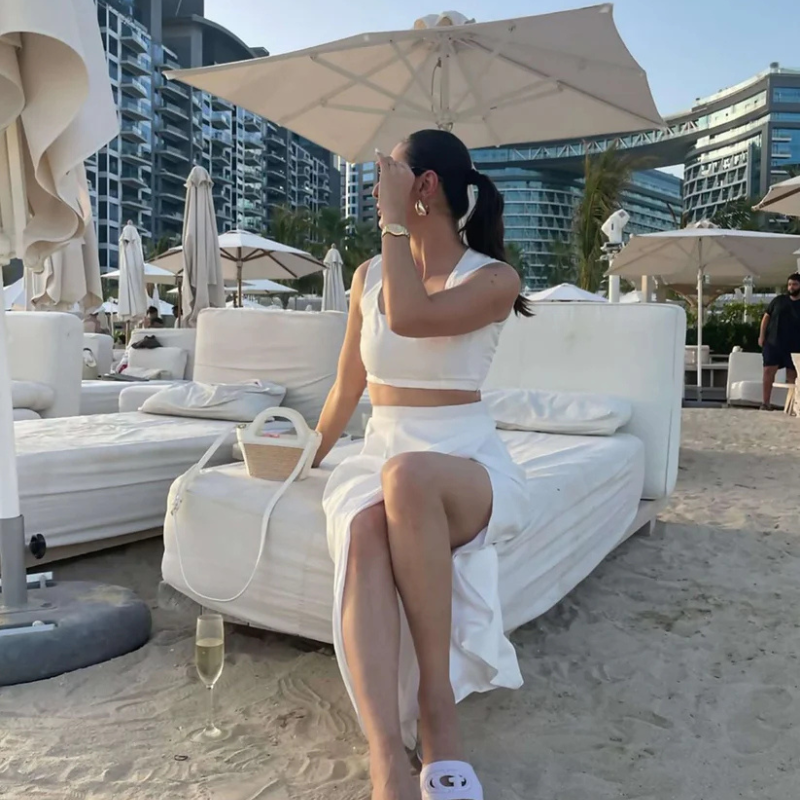 The Astrid Woven Mini Tote Bag