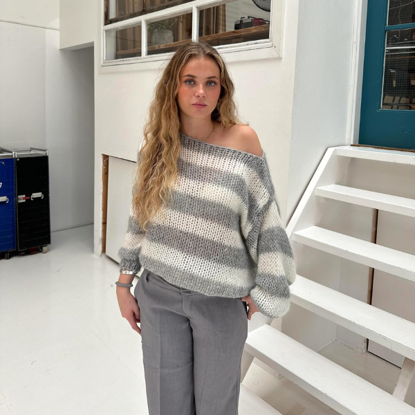 The Riviera Striped Knit Sweater