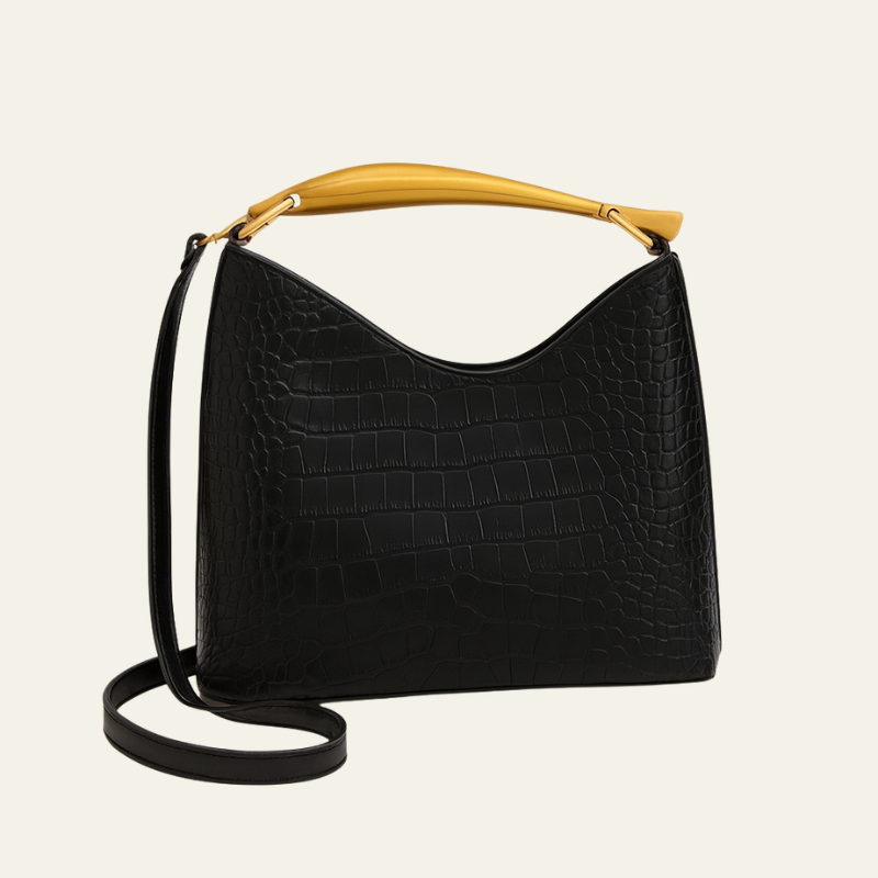The Anya Croc-Embossed Handbag