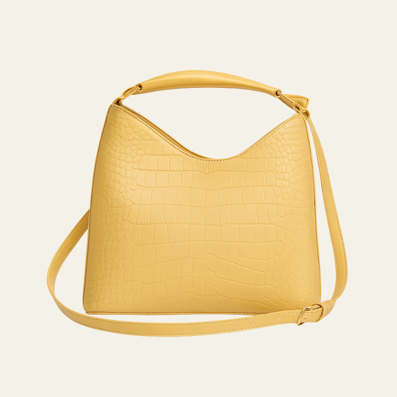 The Anya Croc-Embossed Handbag