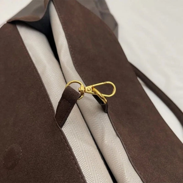 The Siena Suede Shoulder Bag