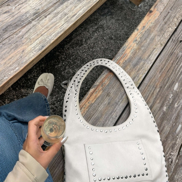 The Verona Studded Tote Bag