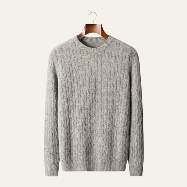 The Montreux Merino Wool Cable Sweater