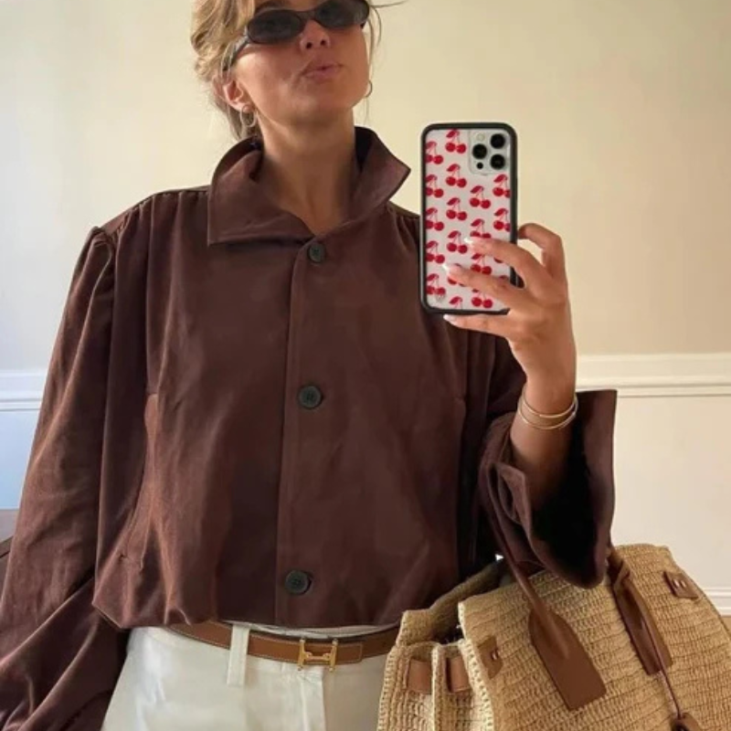 The Florence Suede Statement Jacket