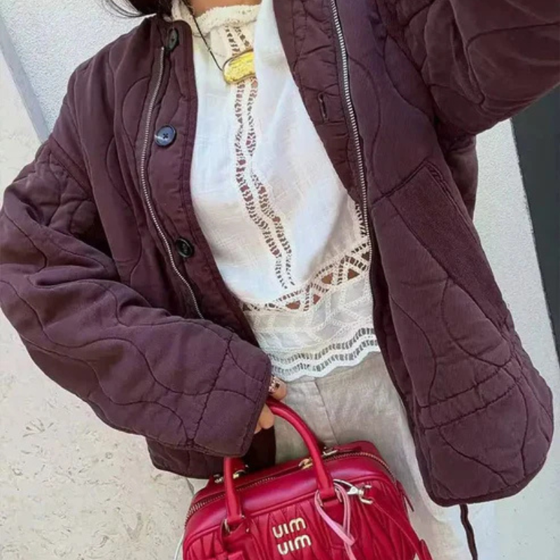 The Bordeaux Quilted Jacket