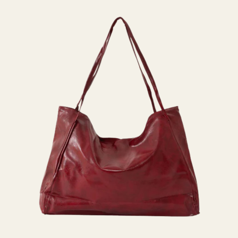 The Verona Vegan Leather Shopper Bag