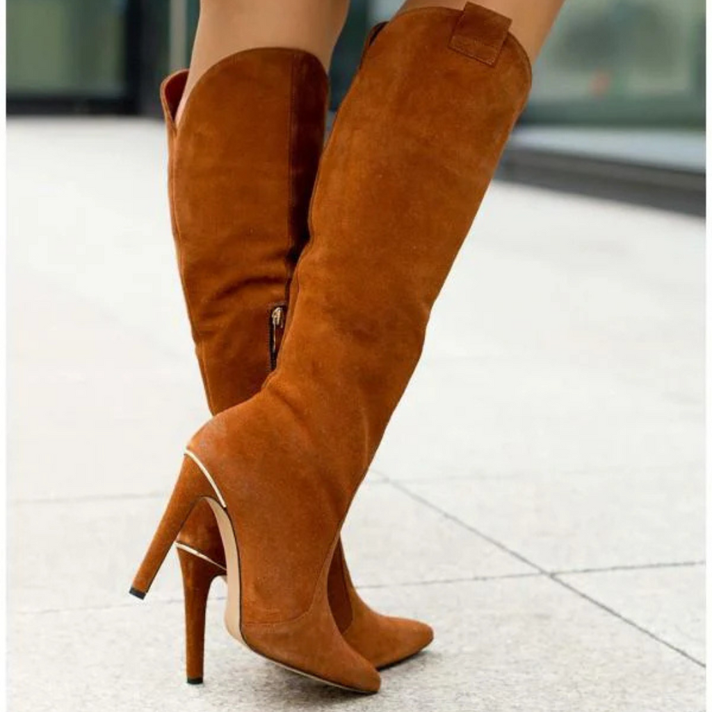 The Siena Suede Knee-High Boots