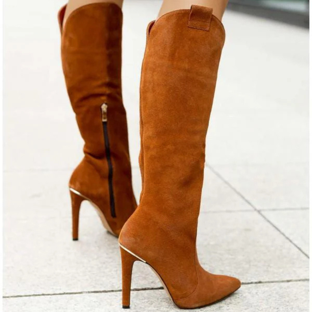 The Siena Suede Knee-High Boots
